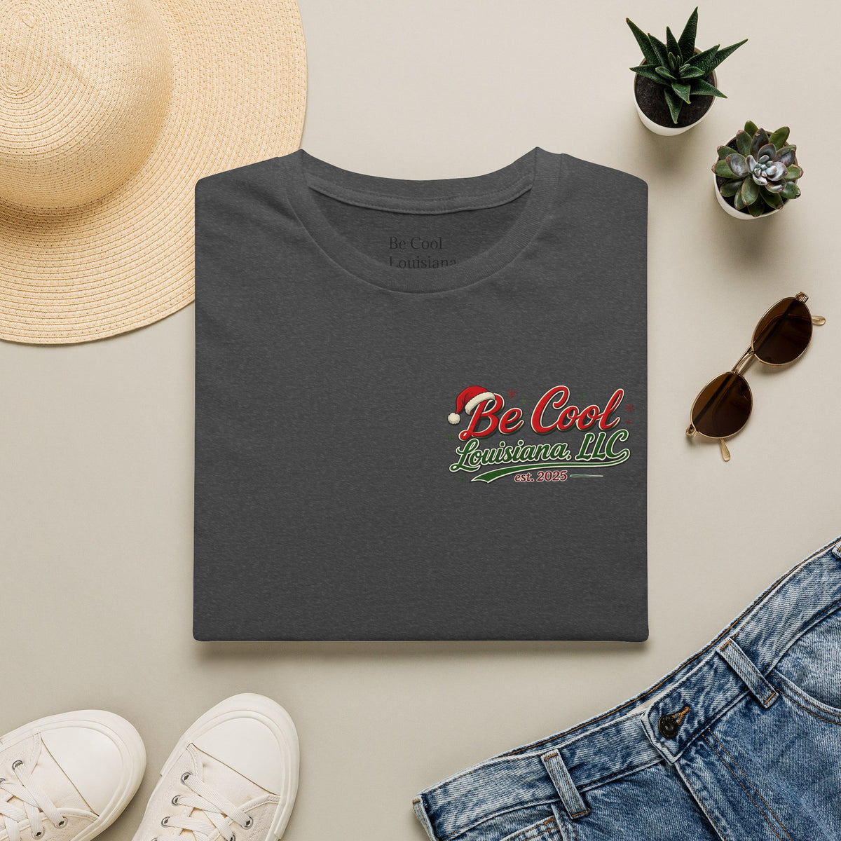 Be Cool Louisiana Christmas T-Shirt