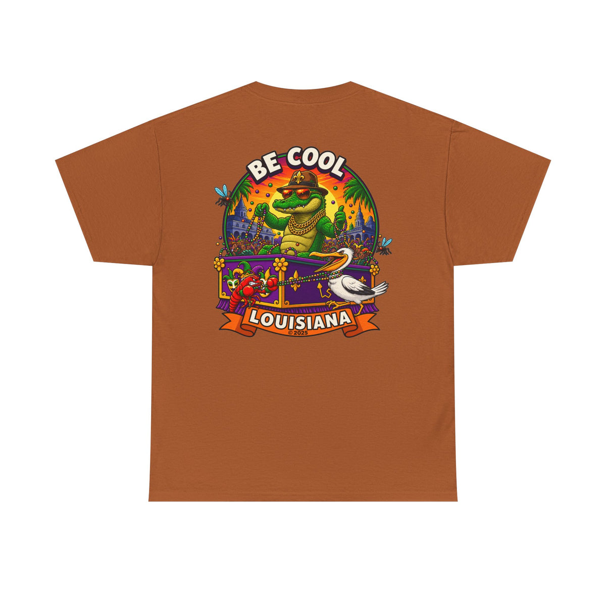 Unisex be cool mardi gras shirt