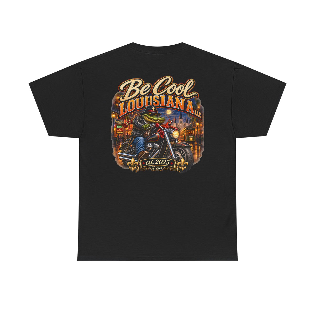 Be Cool Louisiana Hit The Road T-shirt
