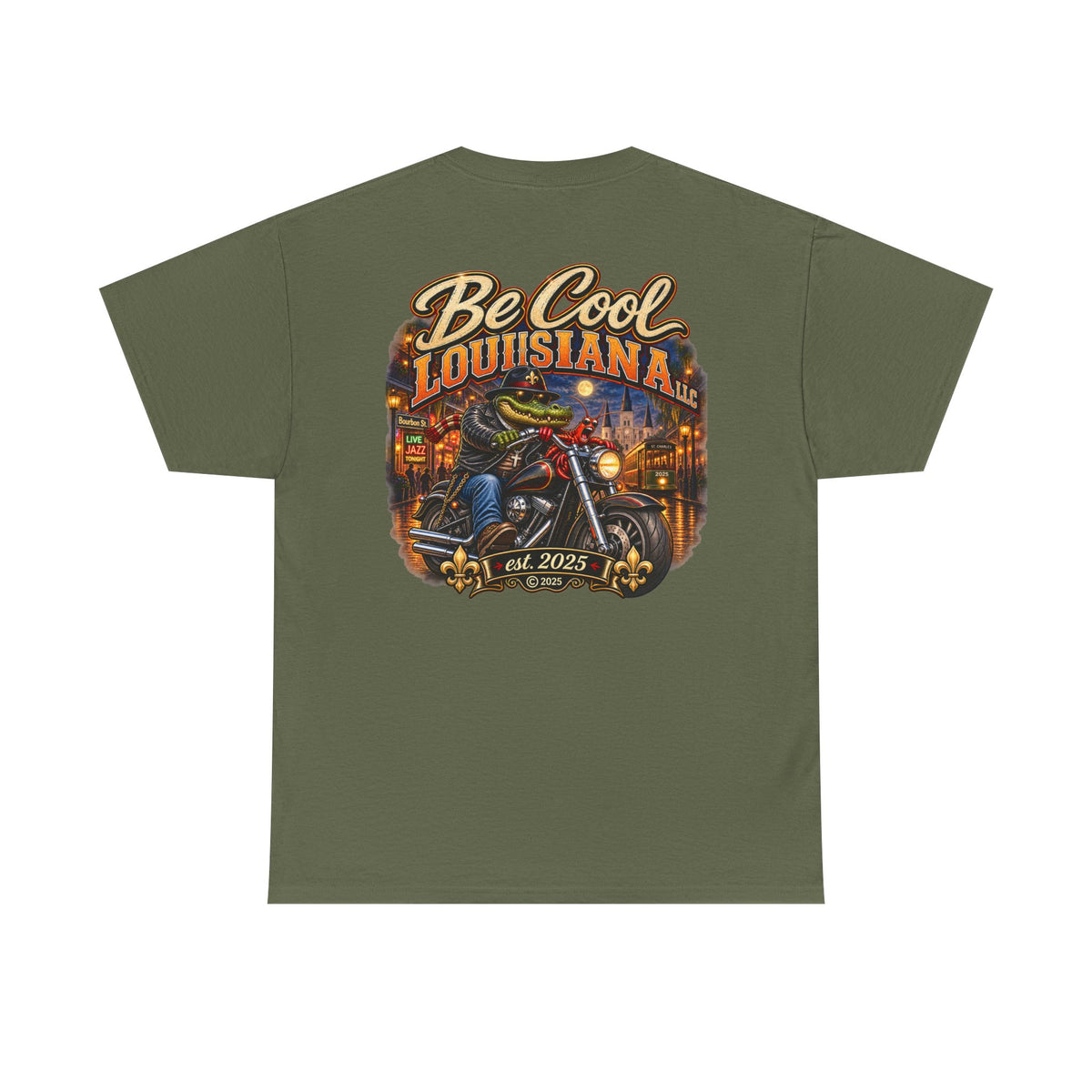 Be Cool Louisiana Hit The Road T-shirt