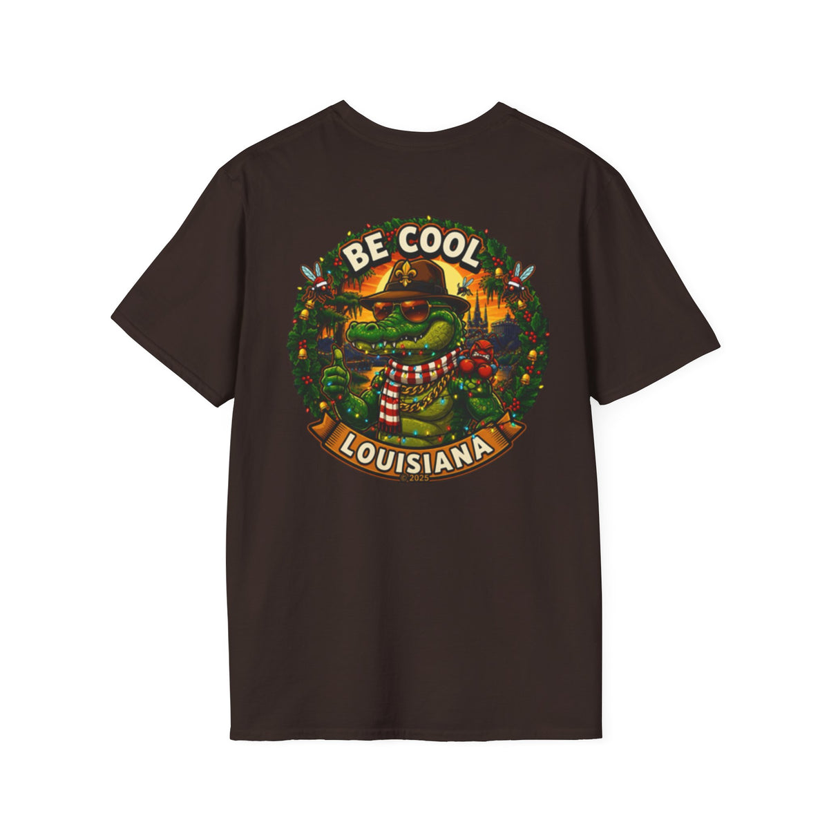Be Cool Louisiana Christmas T-Shirt