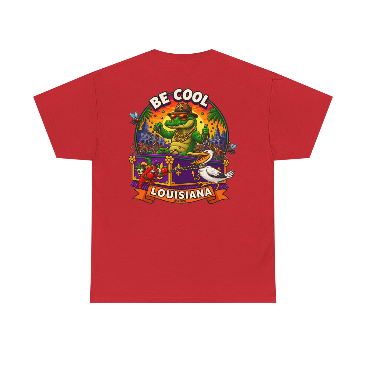 Unisex be cool mardi gras shirt