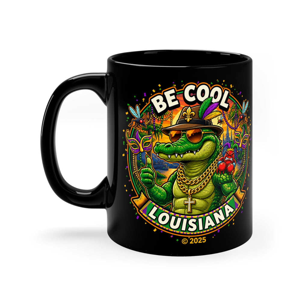 Be Cool Louisiana Mardi Gras Coffee Mug