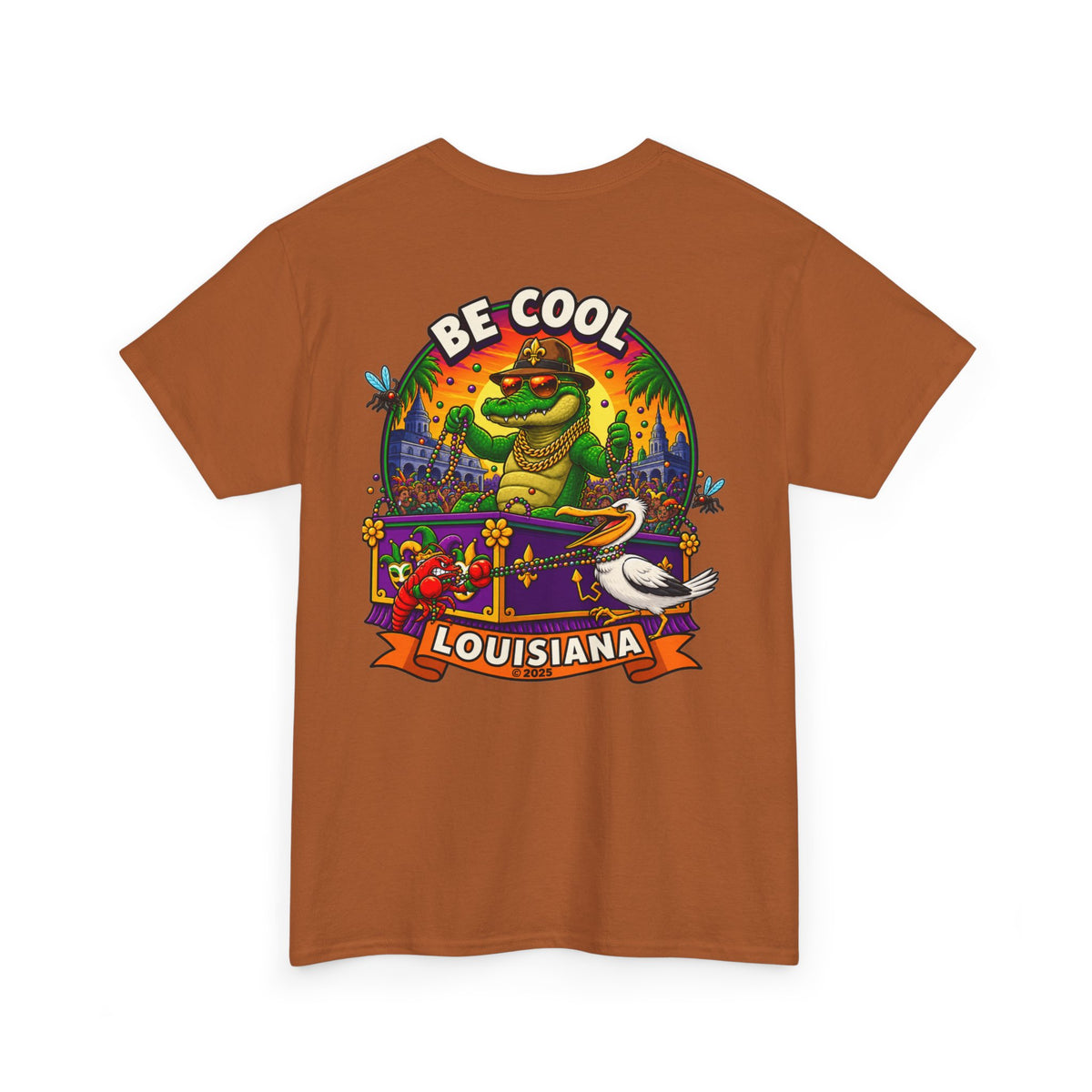 Unisex be cool mardi gras shirt