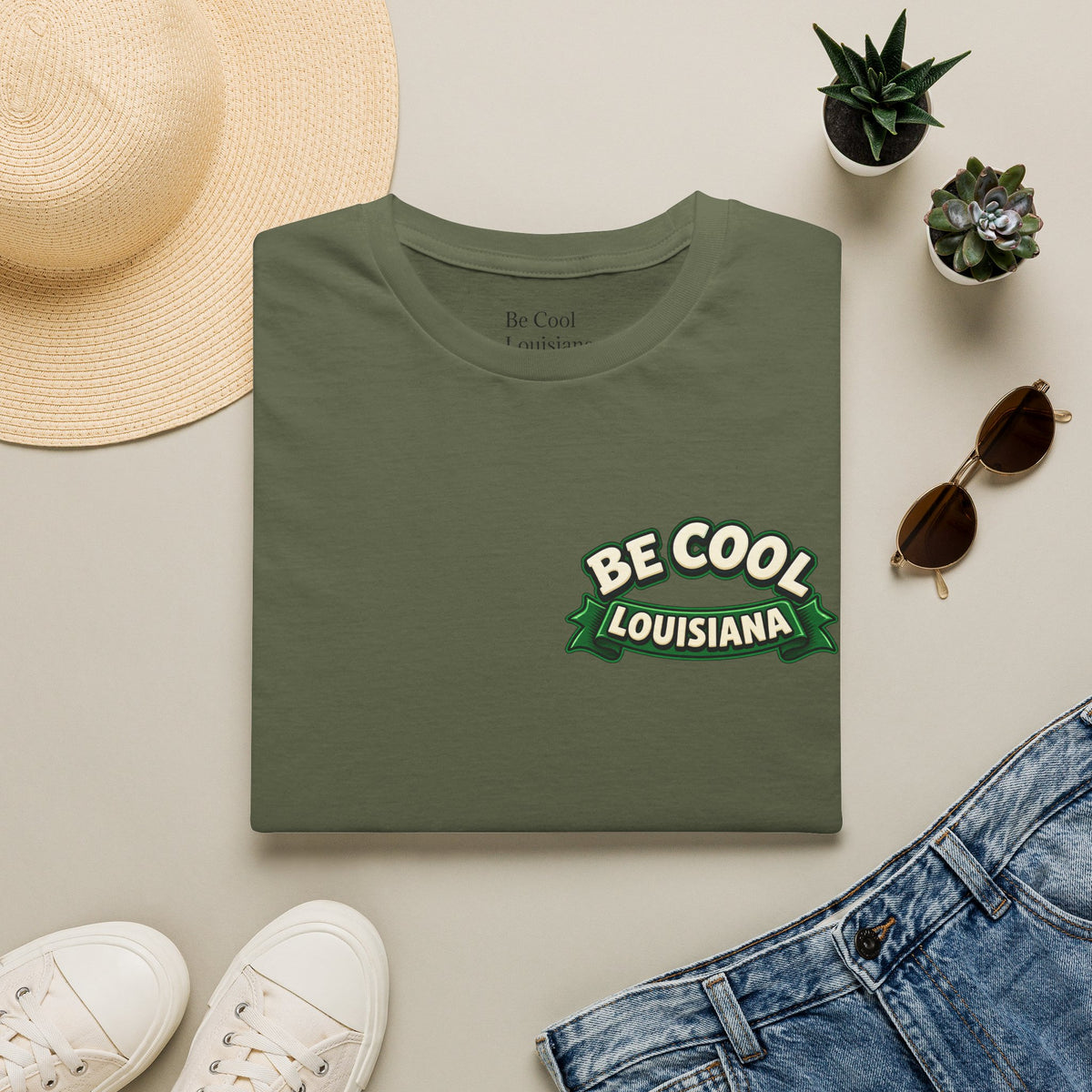 Be Cool Louisiana Classic Christmas T-Shirt