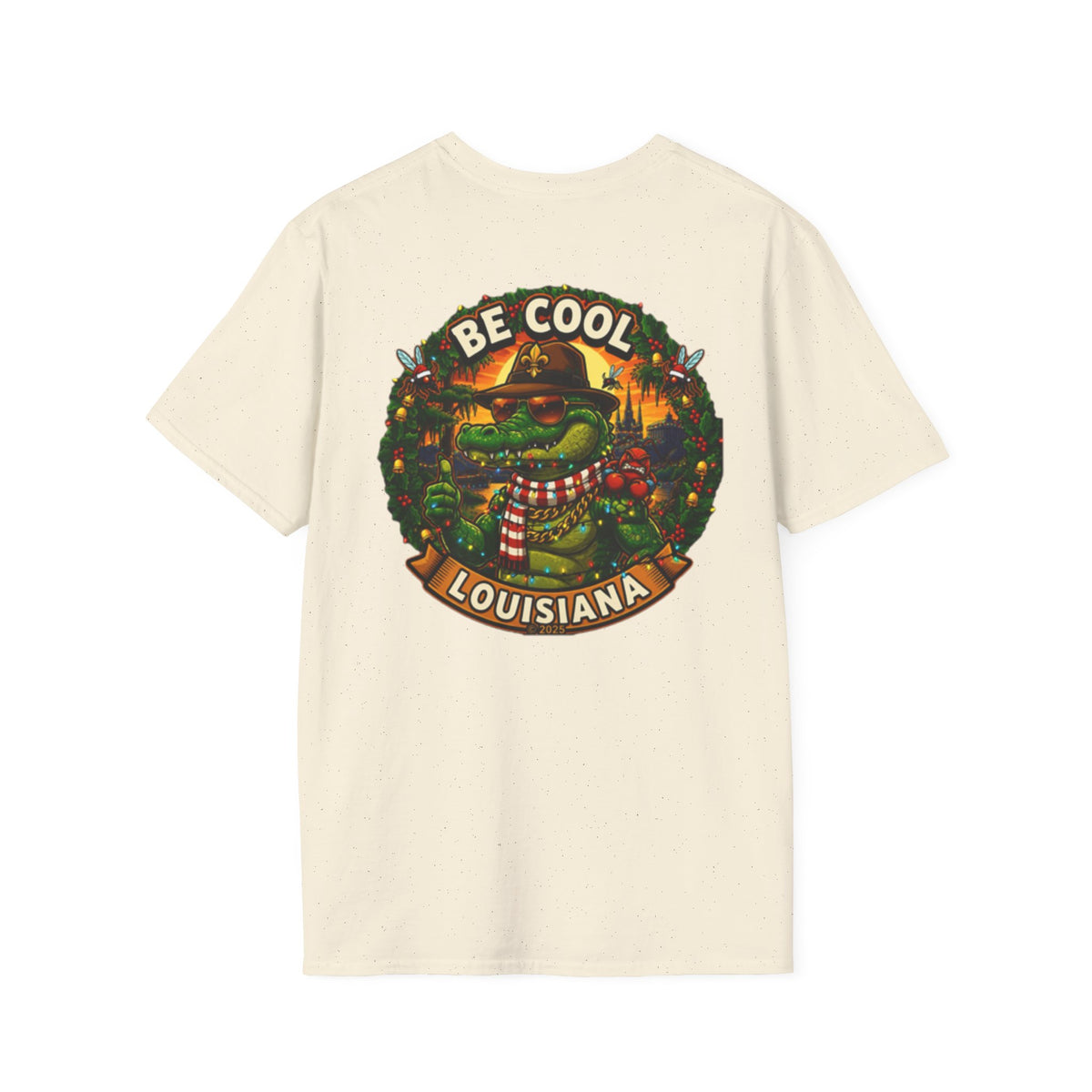 Be Cool Louisiana Christmas T-Shirt