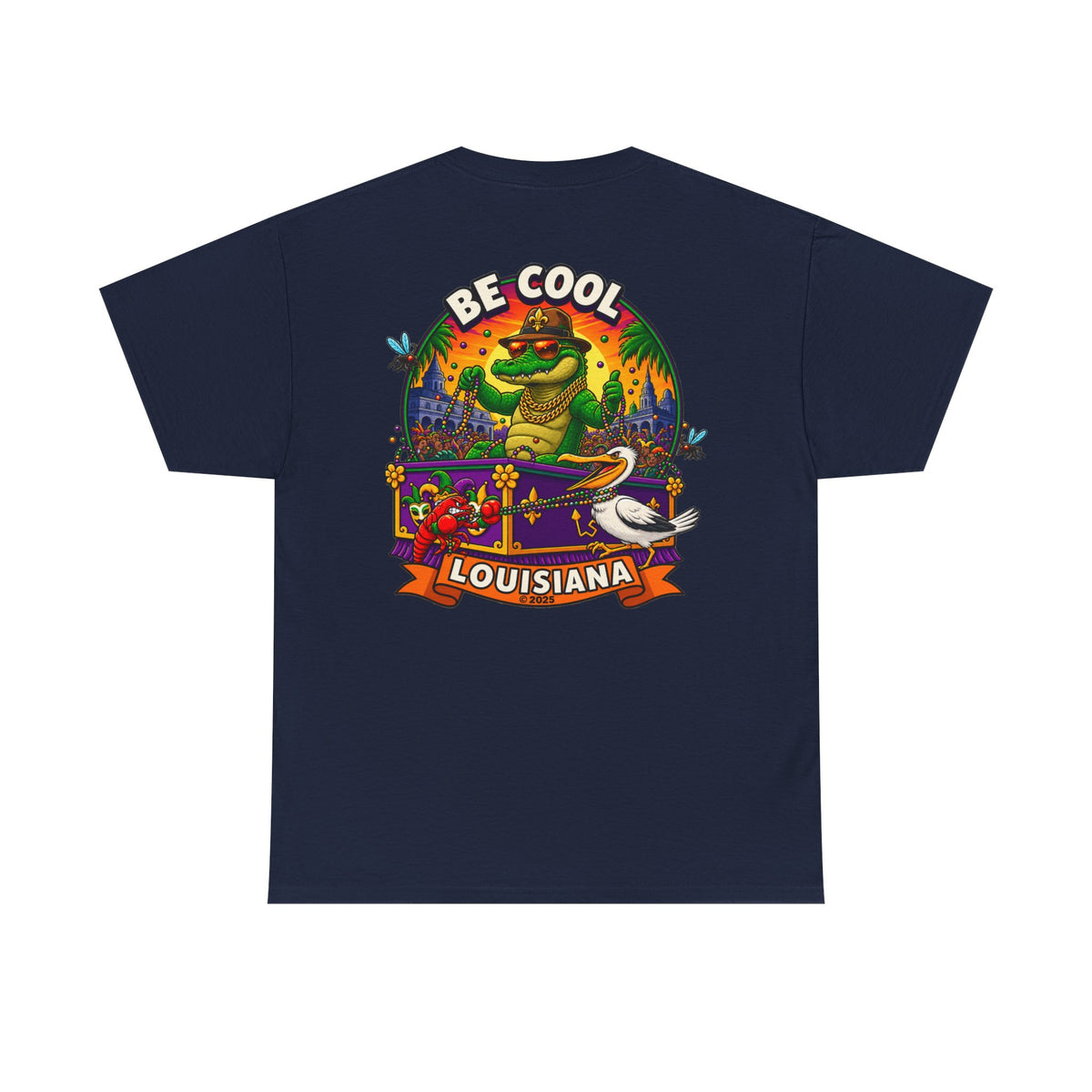 Unisex be cool mardi gras shirt
