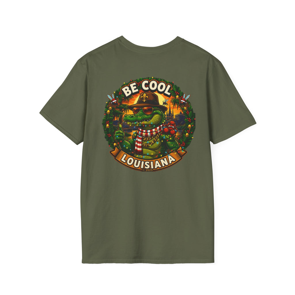 Be Cool Louisiana Christmas T-Shirt