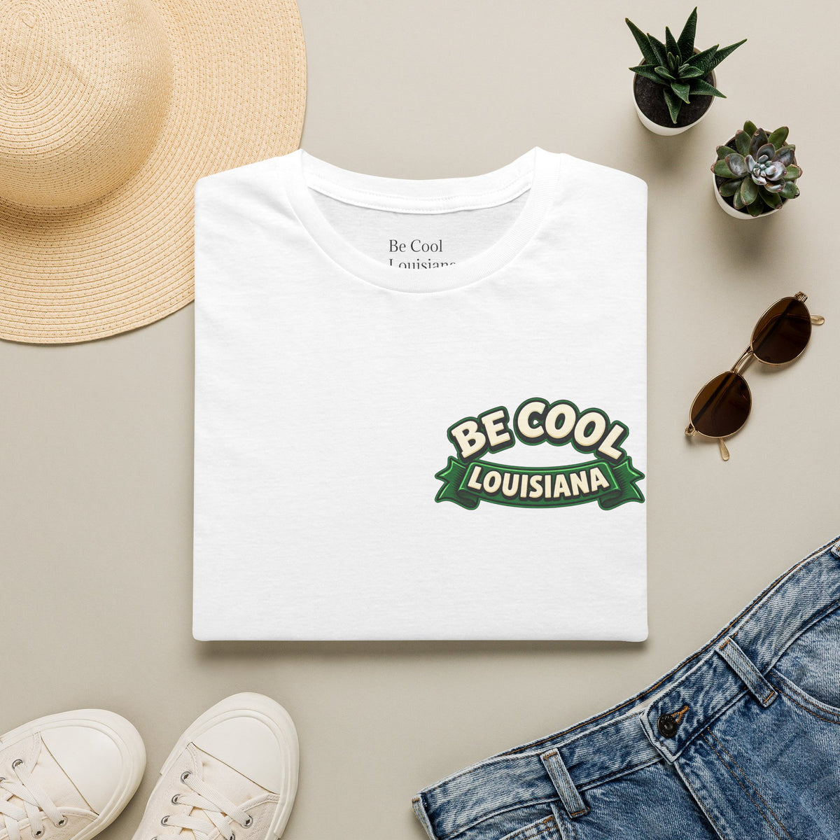 Be Cool Louisiana Classic Christmas T-Shirt