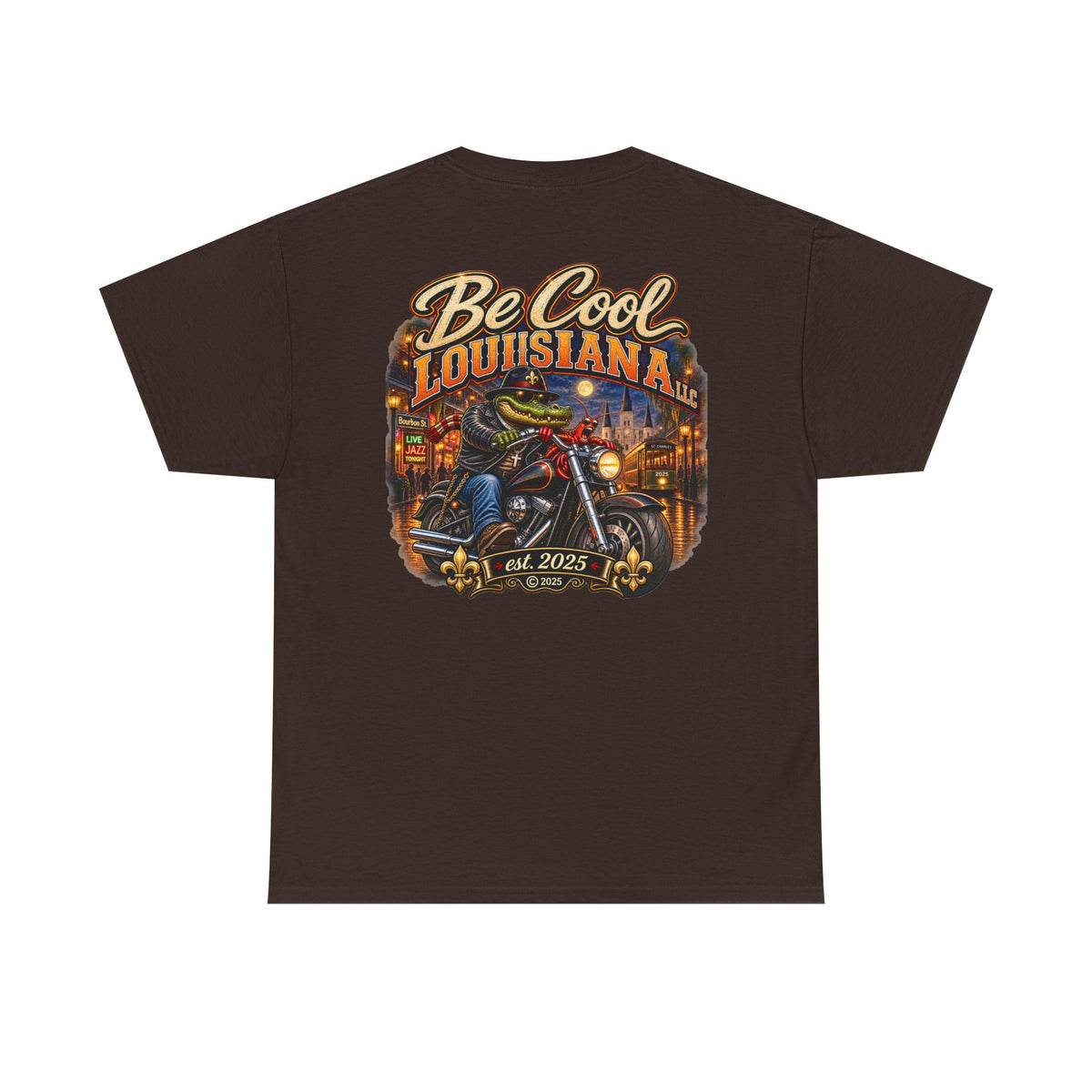 Be Cool Louisiana Hit The Road T-shirt