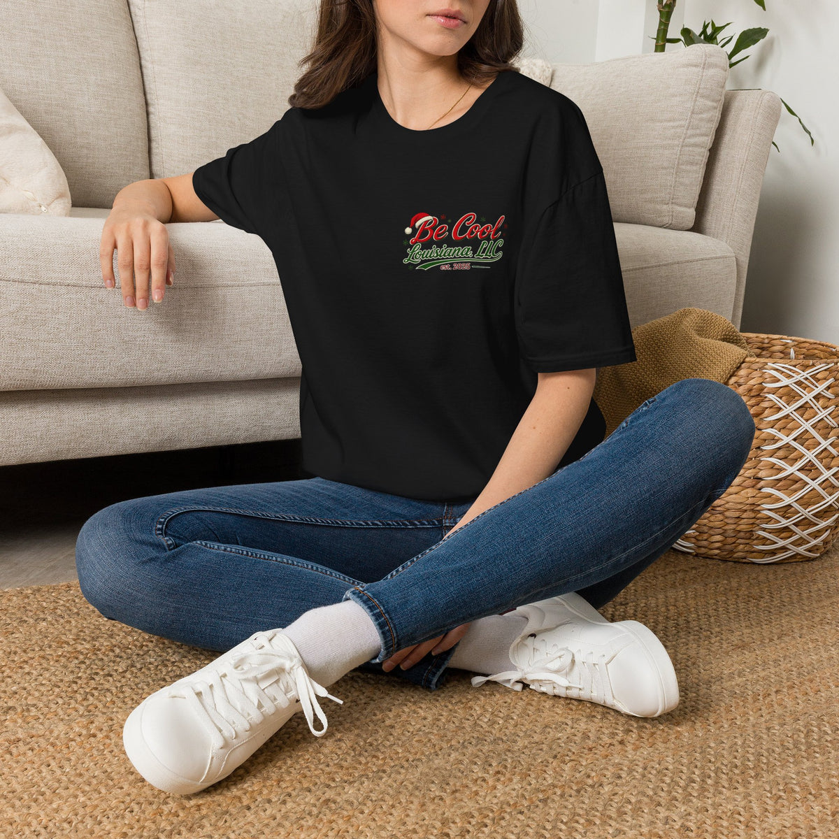 Be Cool Louisiana Christmas LLC T‑Shirt