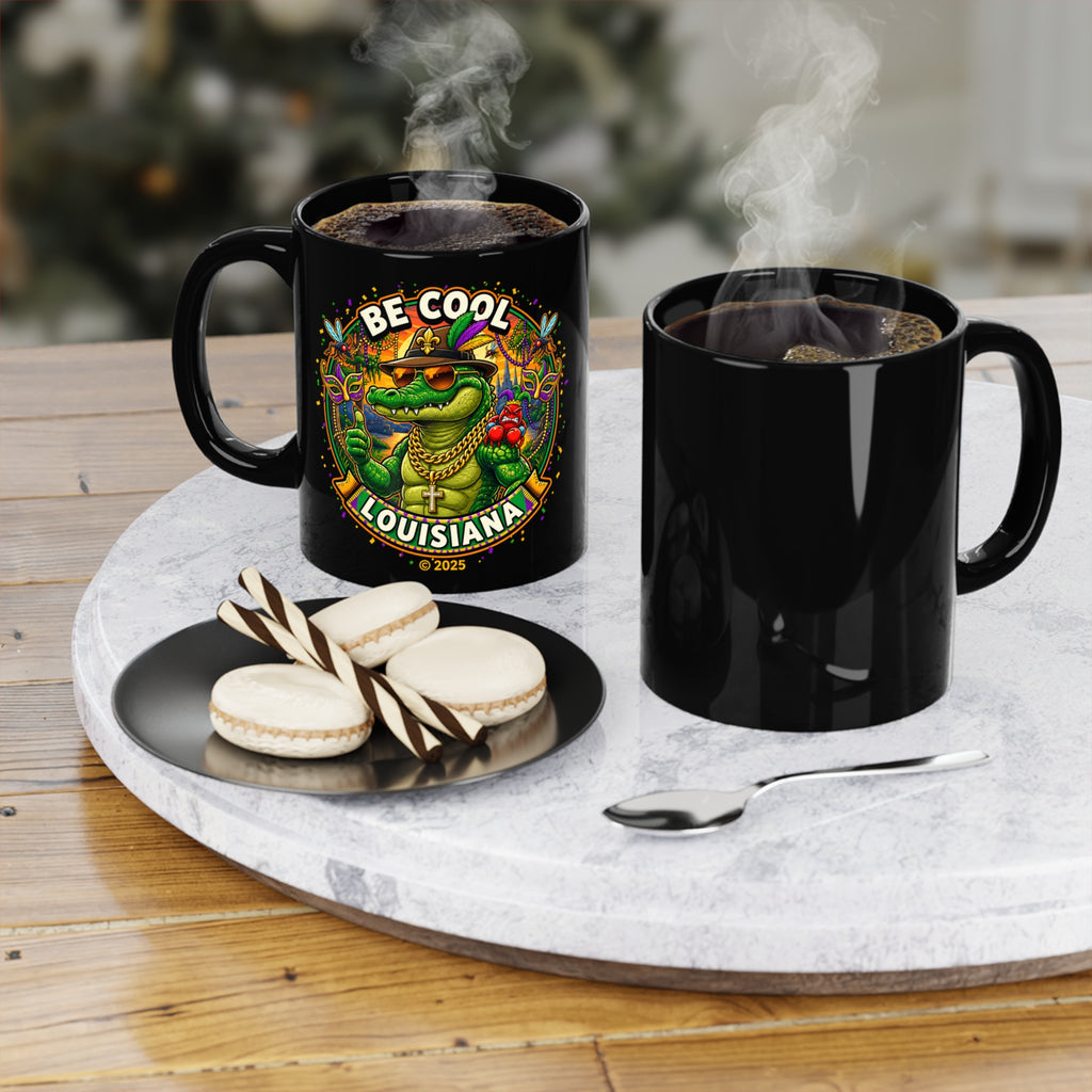 Be Cool Louisiana Mardi Gras Coffee Mug