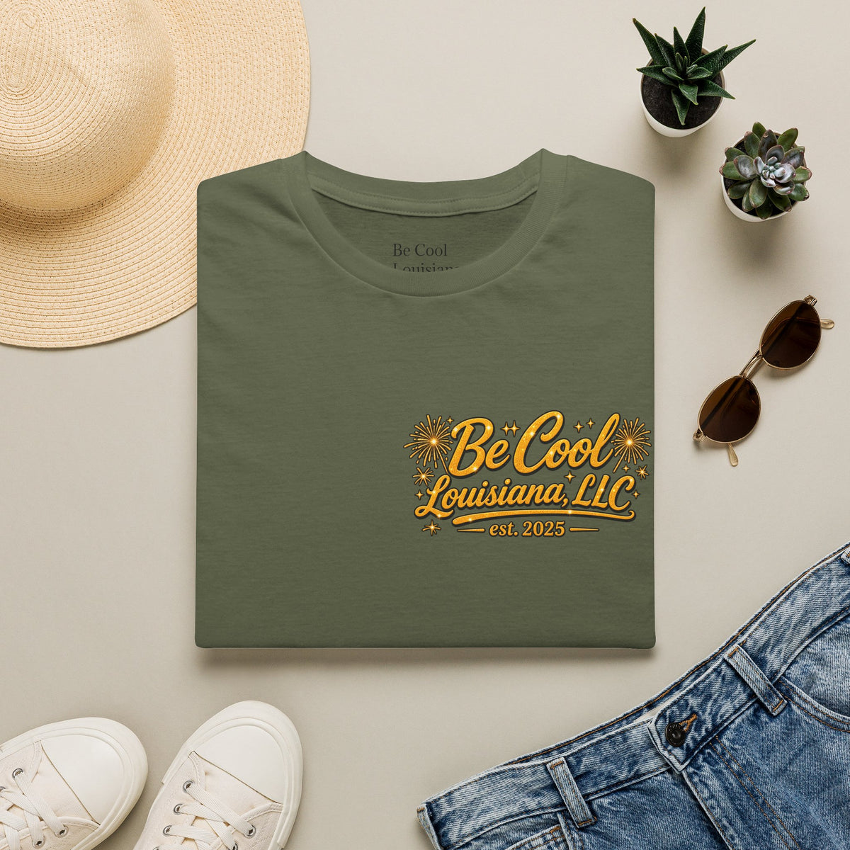 Be Cool Louisiana New Years LLC T-Shirt