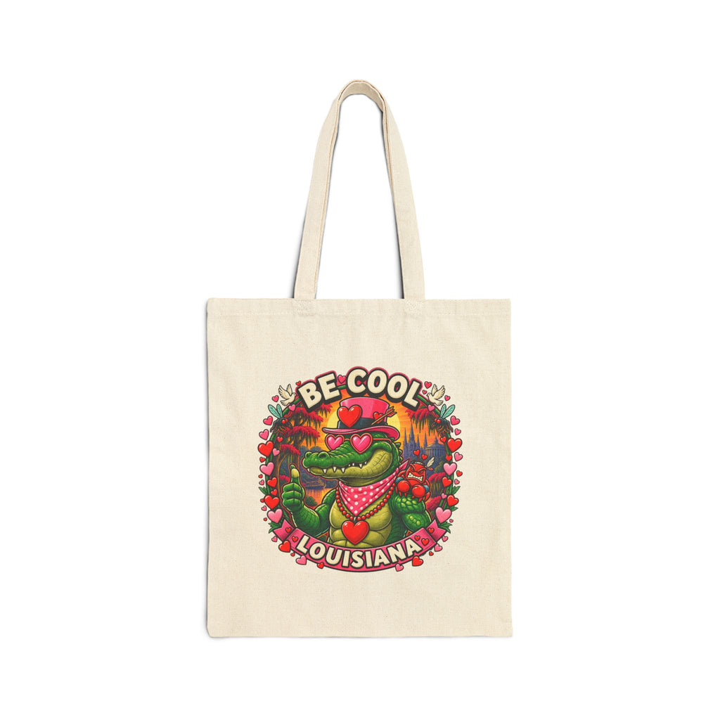 Be Cool Louisiana Valeintine Tote Bag