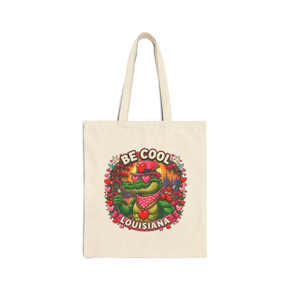 Be Cool Louisiana Valeintine Tote Bag
